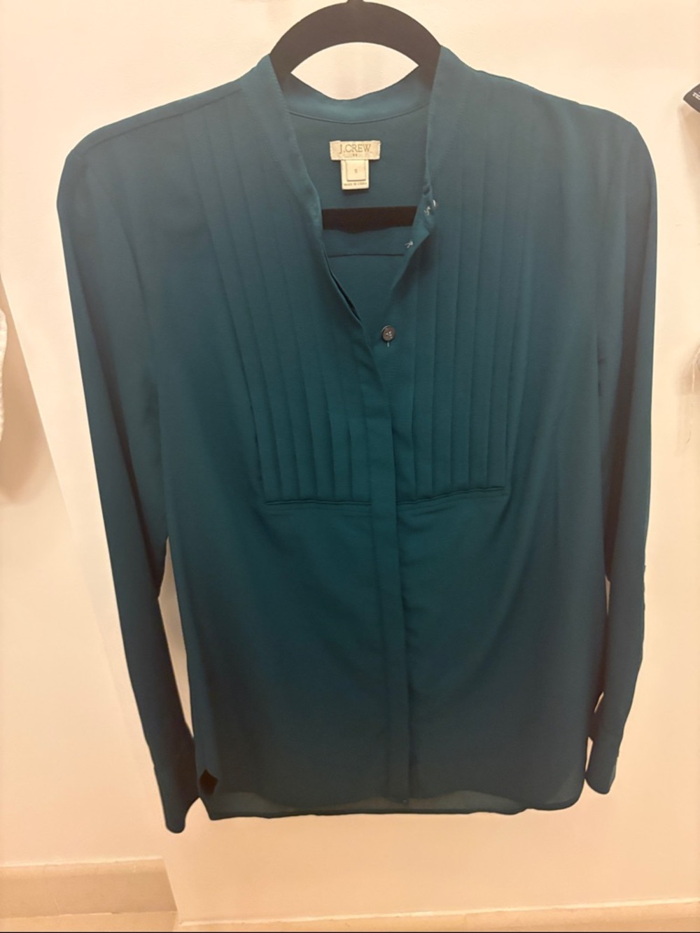J. Crew Factory Drapey Tuxedo Top